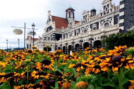 Railway Station Dunedin NZ. photo