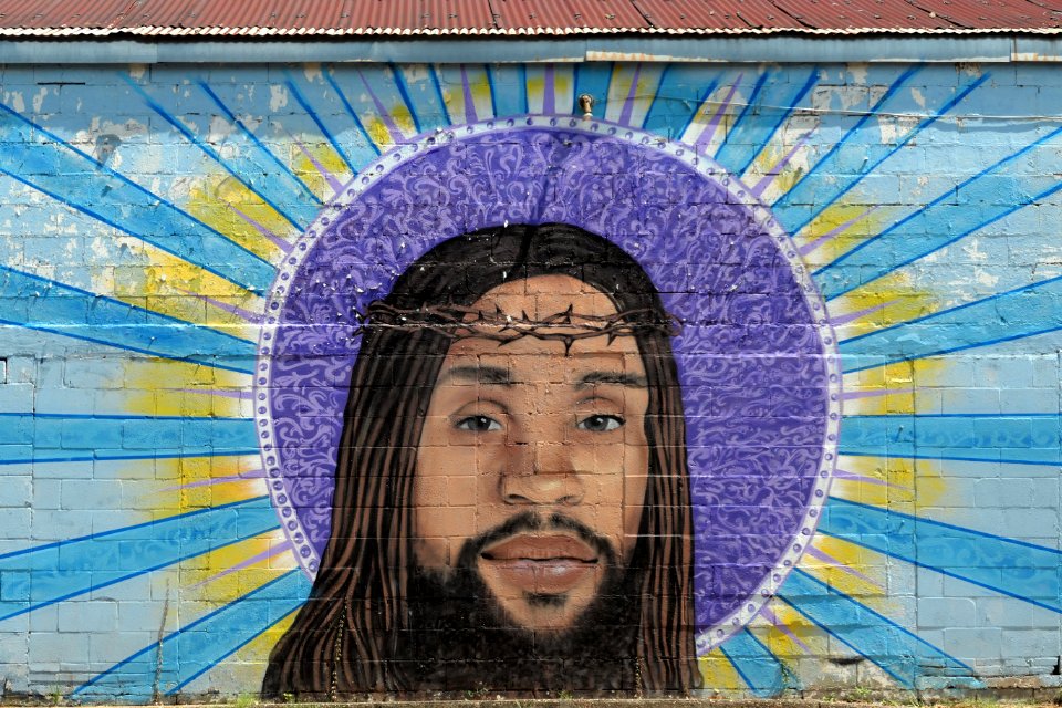 Holy Mural New Orleans.