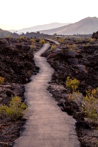 North Crater Flow Trail sunset (portrait)