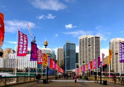 Pyrmont Bridge - Darling Harbour.Sydney.