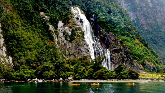 Lady Bowen Falls, Milford Sound, New Zealand