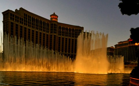 The Fountains of Bellagio. Las Vegas. photo