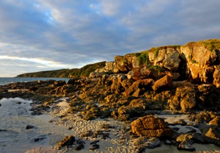 Rocky coastline. Doubtless Bay NZ