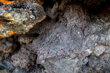 Lava detail at Spatter Cone