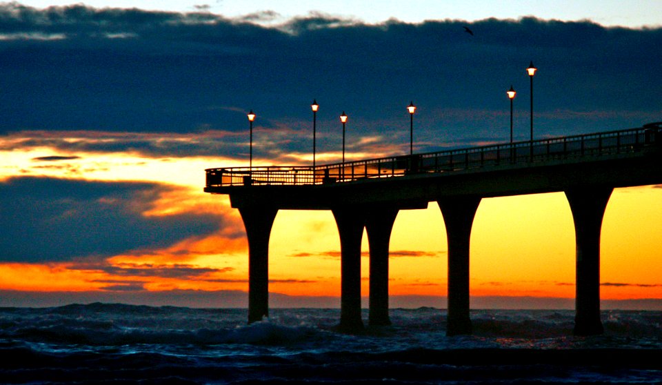 New Brighton Pier. Christchurch NZ photo