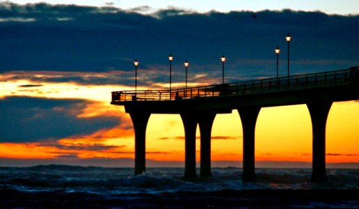 New Brighton Pier. Christchurch NZ photo