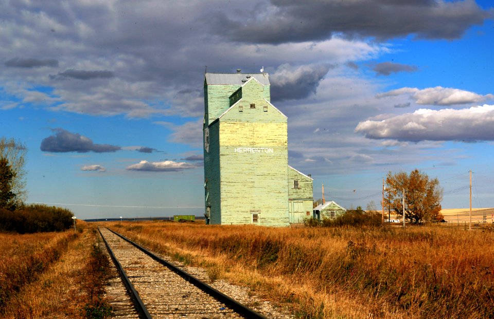 Grain elevator. Herronton Alberta