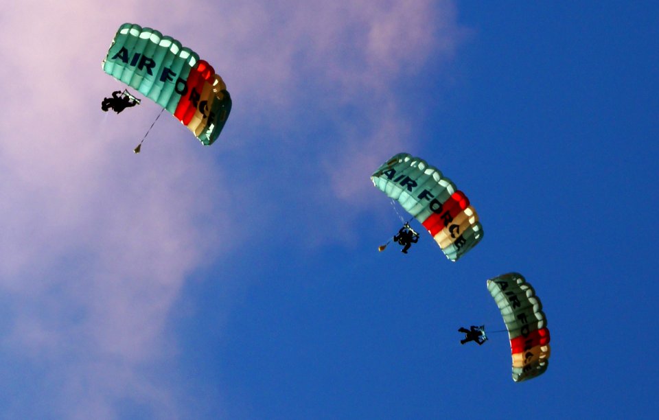 Kiwi Blue Parachute Display Team