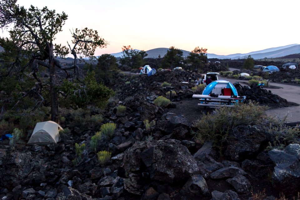 Tents in campground (2)