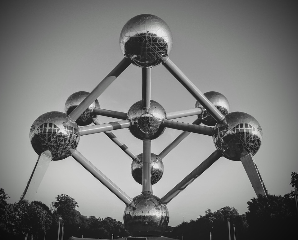 Belgium atom monument