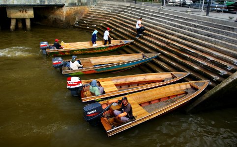 Water taxis Brunei. photo