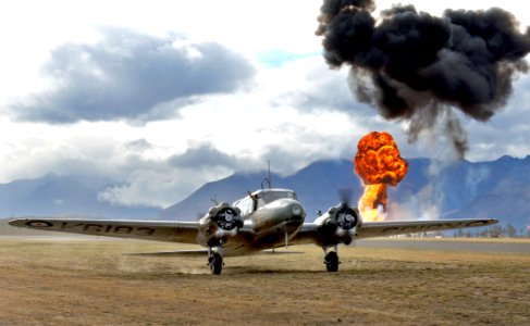 Avro Anson Mk1. Warbirds Show Wanaka. NZ photo