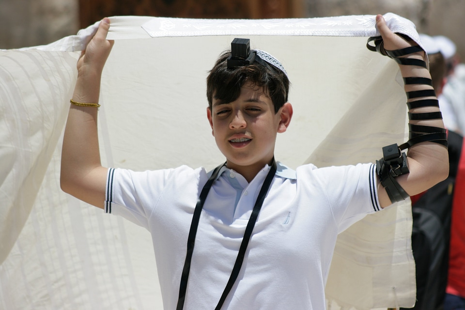 Prayer the tallit tefillin