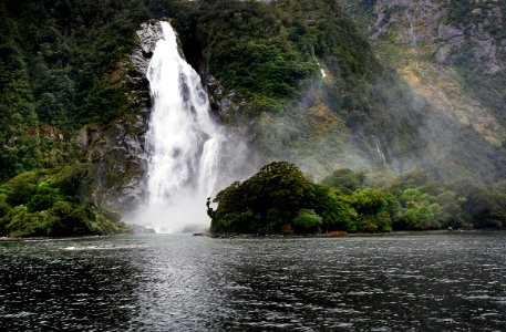 Bowen Falls. Milford Sound NZ photo
