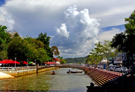 Along the canal Brunei.