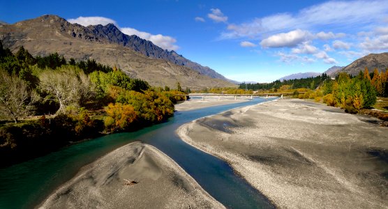 The Lower Shotover River. Queenstown.NZ photo