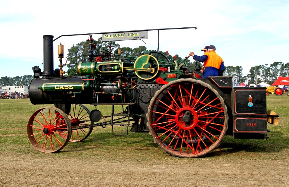 The Case Traction Engine.