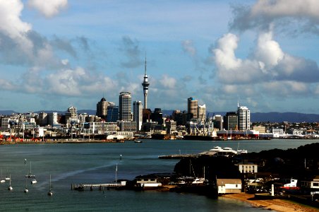 Devonport view of Auckland City. photo