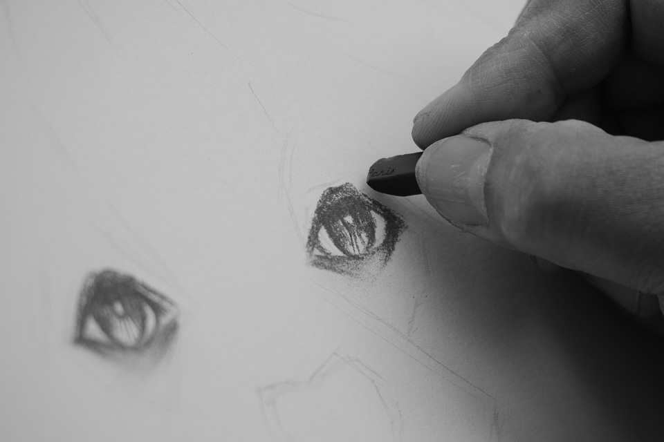 Drawing hands illustration
