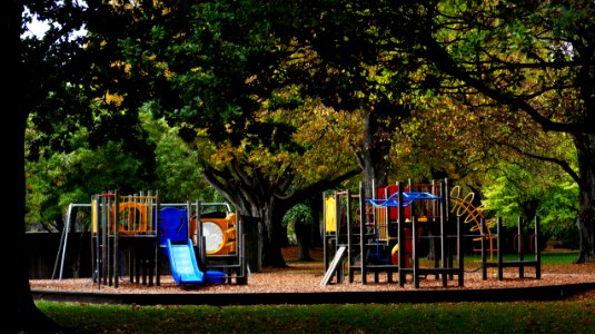 The empty playground.