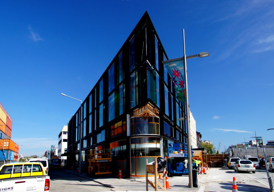 Christchurch Rebuild. Strange's Building.