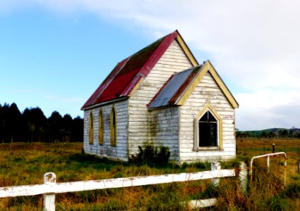 Old church, Otuhianga Road, Matakohe, NZ photo