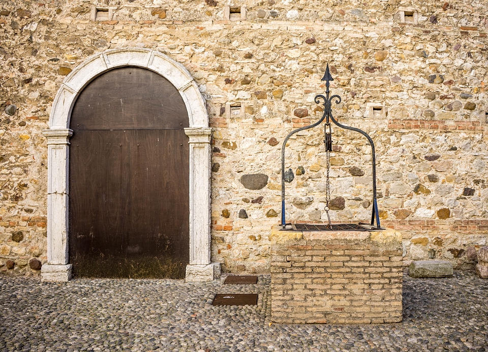 Architecture entrance building