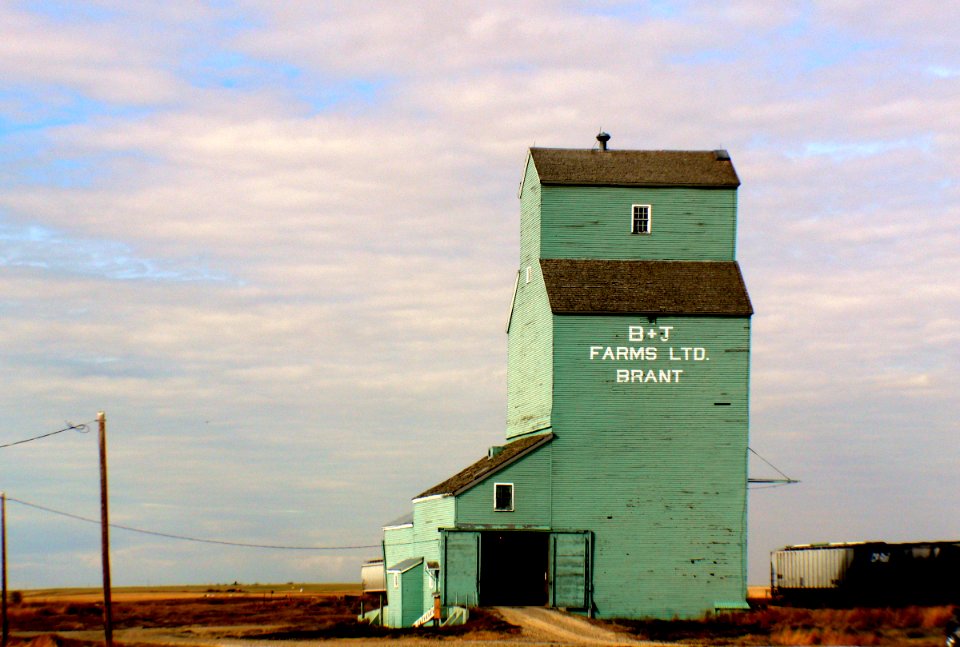 Grain elevator Brant Alberta. photo