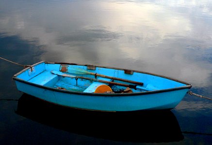 The blue boat. photo