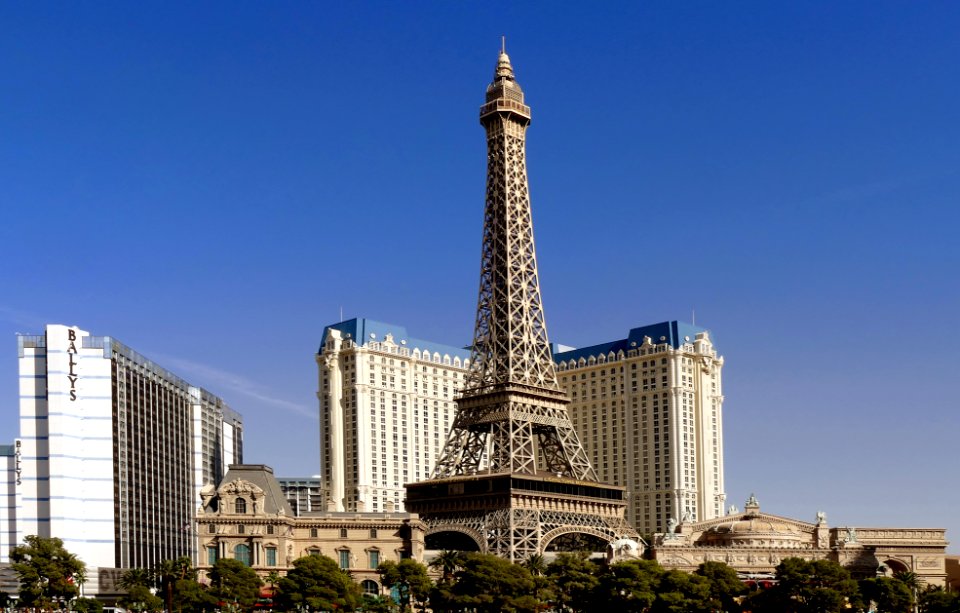 Las Vegas skyline.