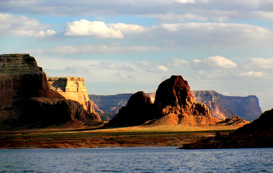 On Lake Powell Utah.