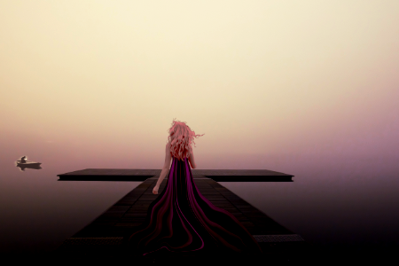 WOMANBOATPIER