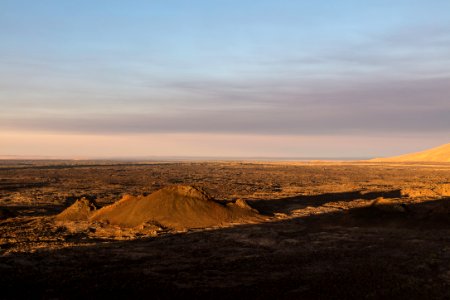 Spatter Cones at Sunrise from Inferno Cone
