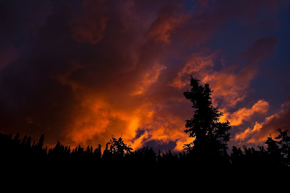 Dusk sunshine sky photo