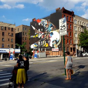 Corner W155st & Broadway. On my way to Fort Lee