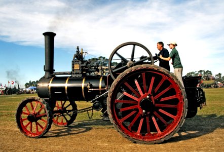 The Burrell Traction Engine. photo