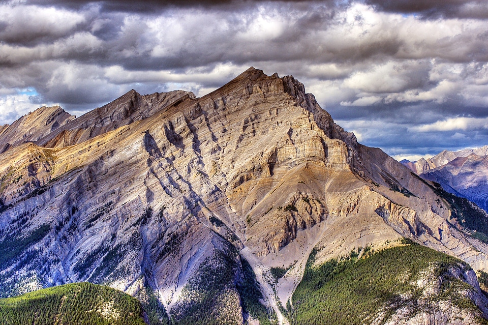 Layers formation erosion