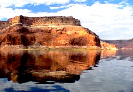 Lake Powell reflections Utah. photo