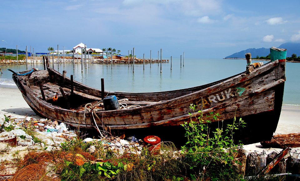 Fishing boats of Malaysia.