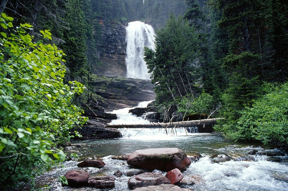 Water nature flowing