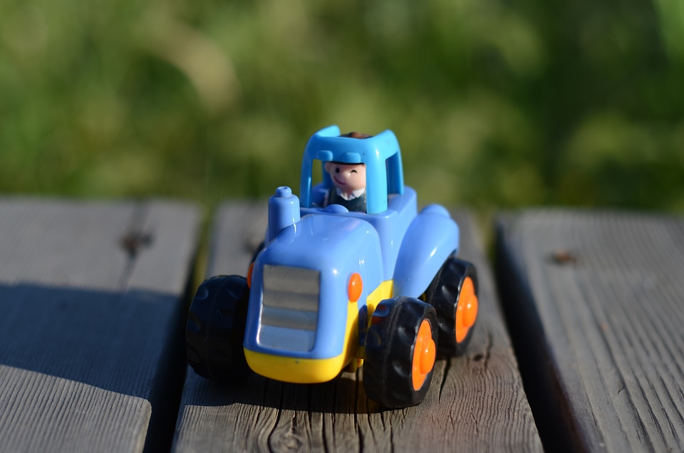 Still life plastic boy