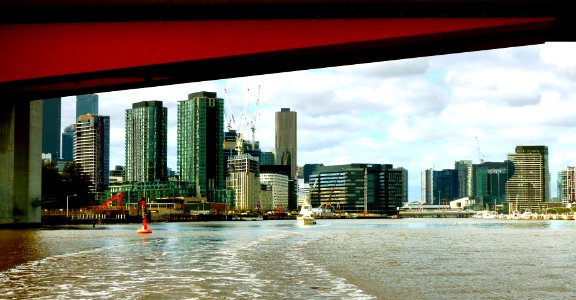 Under The Bolte Bridge Melbourne. photo