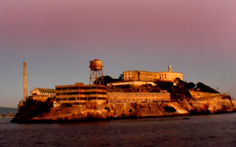 Sunset Alcatraz photo
