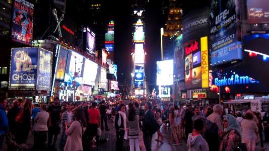 Canon shot at Times Square