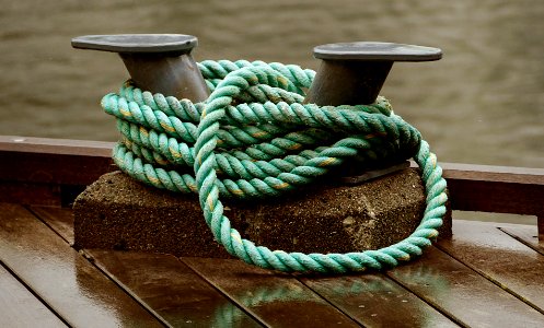 Quayside mooring.