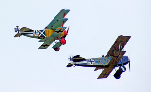 A pair of Fokkers.