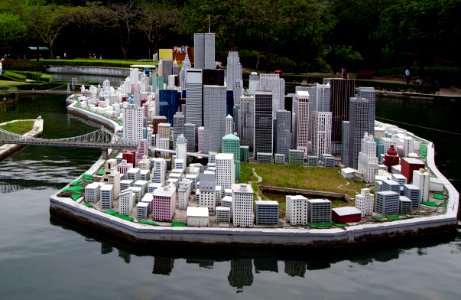 Skyscrapers Manhattan.Model China.
