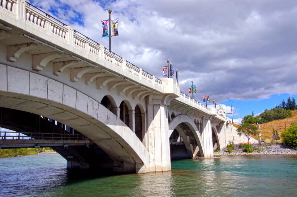 The Centre Street Bridge. Calgary