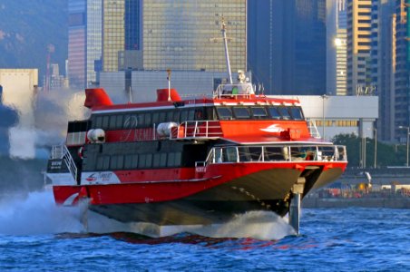 MV Horta. Boeing Jetfoil.Hong Kong.