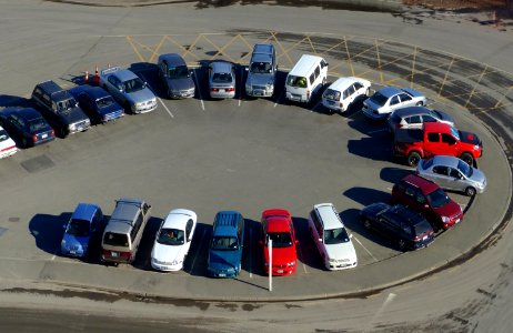 A full hand of cars......